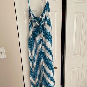Long strapless dress